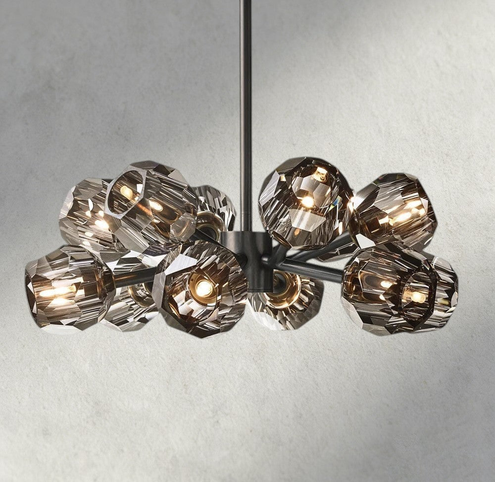 Boule De Cristal Round Chandelier 24", 36", 48", 60", 72"-Manorlights