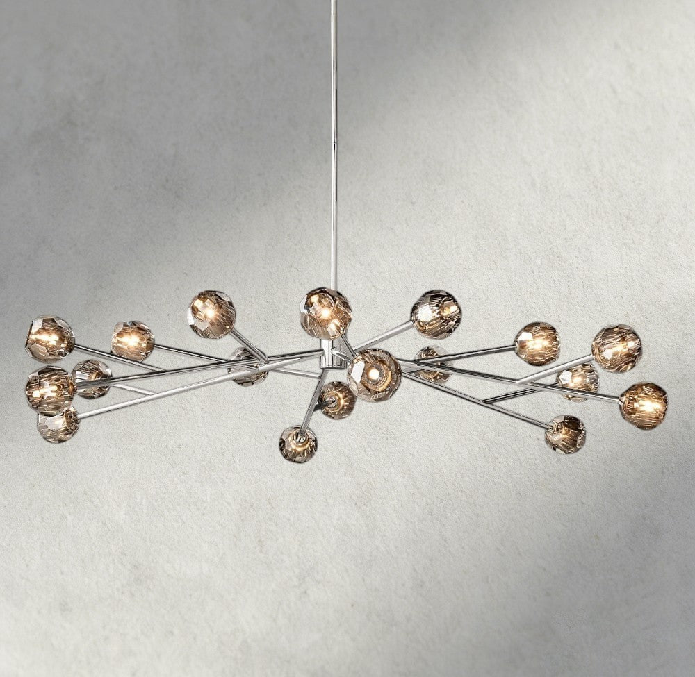 Boule De Cristal Round Chandelier 24", 36", 48", 60", 72"-Manorlights