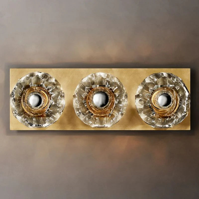 Boule De Crystal Ball Linear Short Wall Sconce