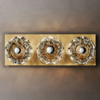 Boule De Crystal Ball Linear Short Wall Sconce-Manorlights