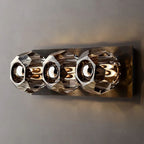 Boule De Crystal Ball Linear Short Wall Sconce-Manorlights