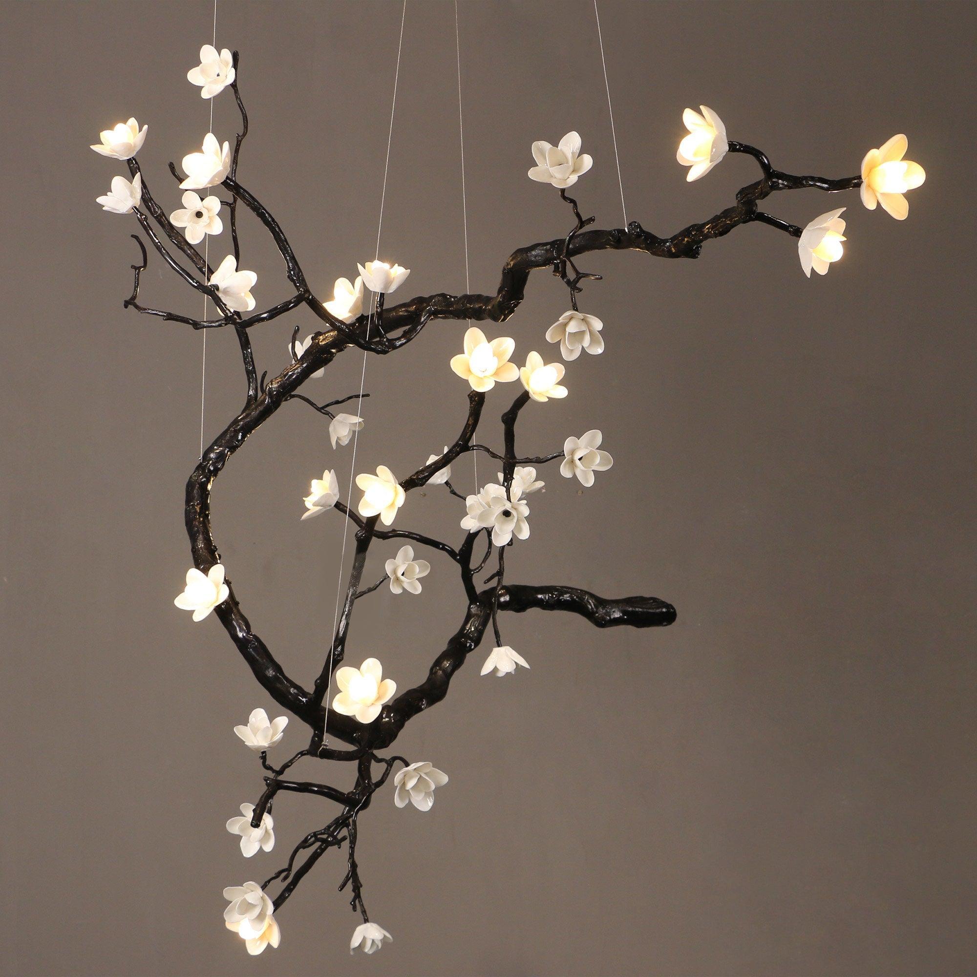 Branch Flower Chandelier-Manorlights