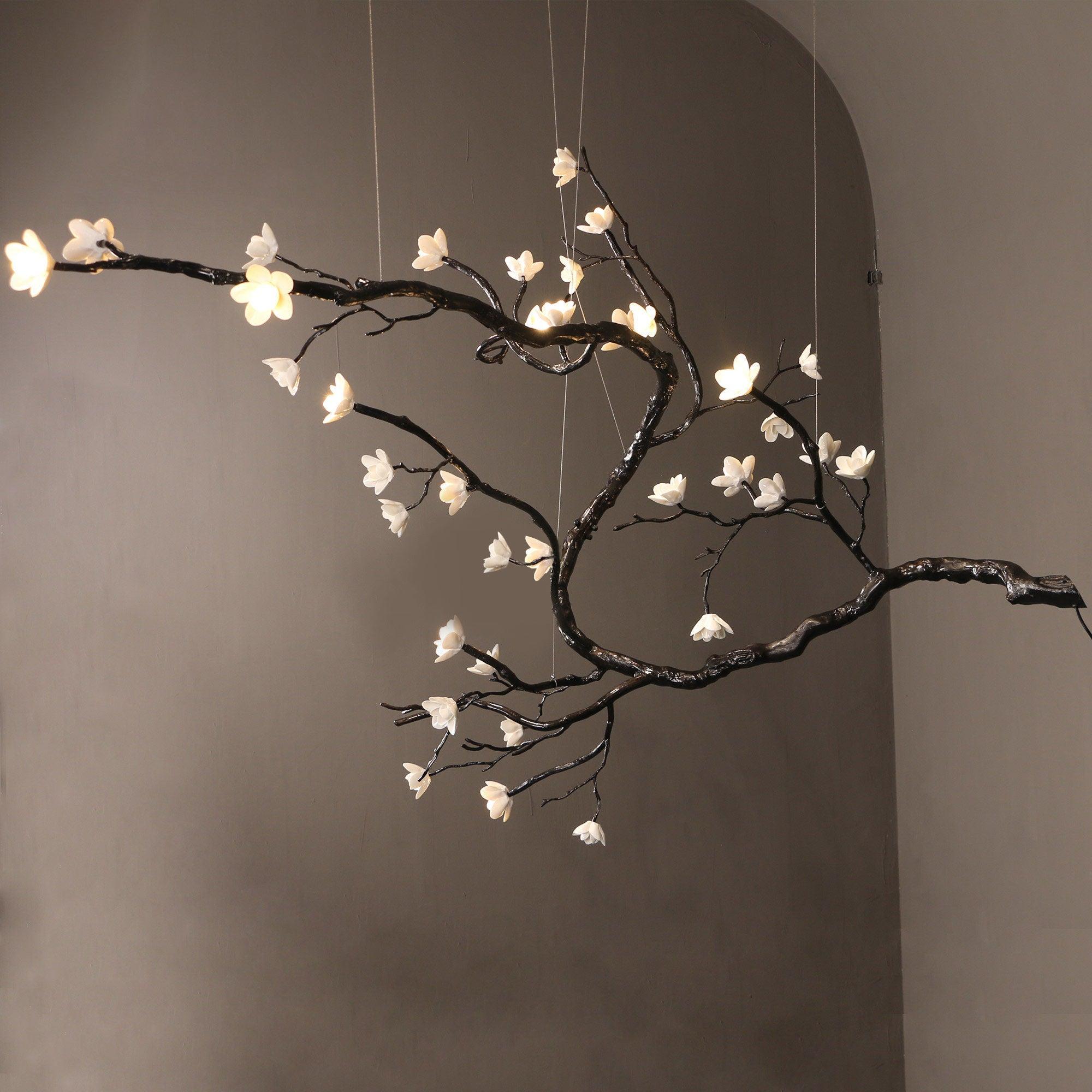 Branch Flower Chandelier-Manorlights