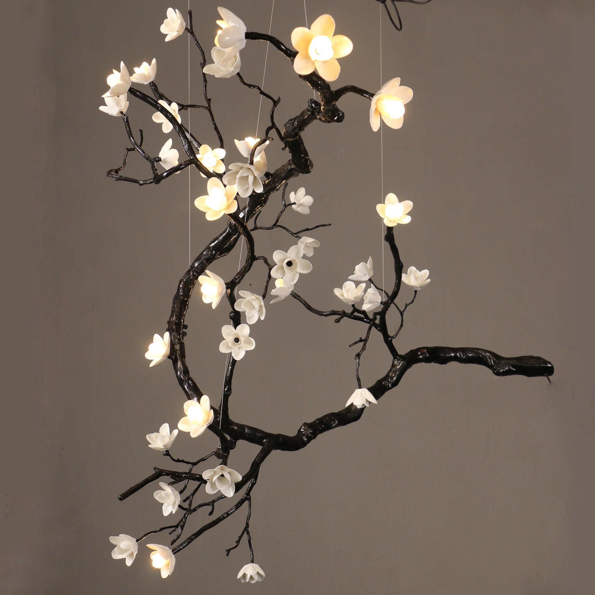 Branch Flower Chandelier-Manorlights