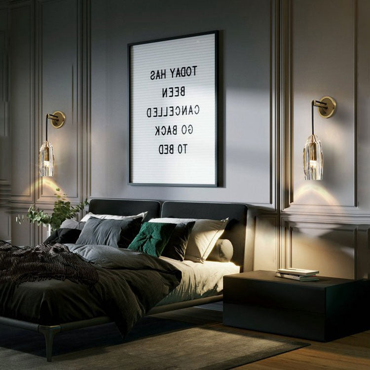 Chapt Crystal Shade Wall Sconce-NORMAL-Manorlights