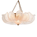 Cabrillo 7-light brass and clear glass chandelier