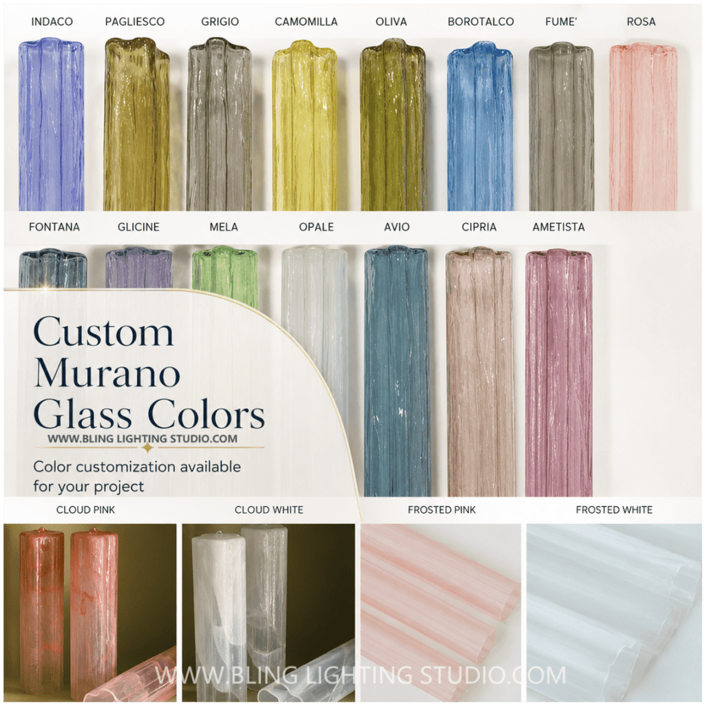 Calyra Tiered Glass Chandelier - ∅ 26.4″ x H 23.6″Blue & GoldManorlights