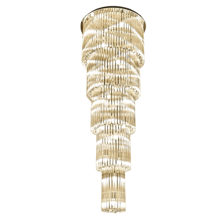 Camille Multiple Tier Crystal Chandelier - Diameter( 15.8 in ) x Height ( 39.4 in )3 Layers -  Manorlights