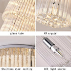 Camille Multiple Tier Crystal Chandelier - Diameter( 15.8 in ) x Height ( 39.4 in )3 Layers -  Manorlights