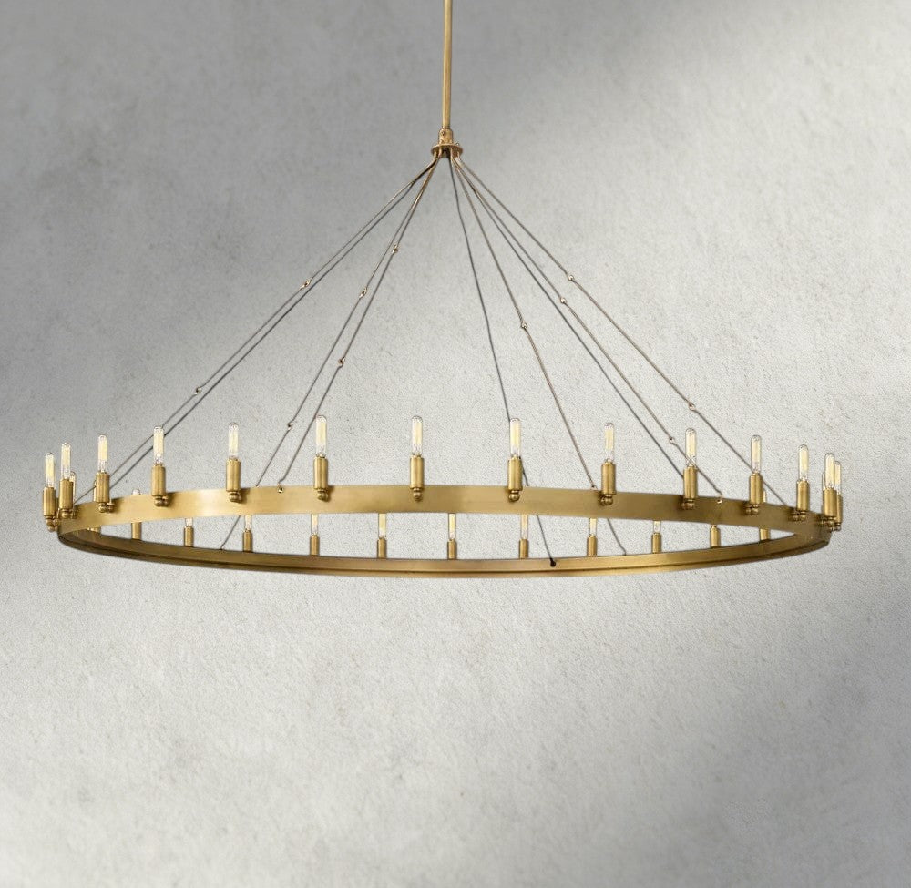 Camino Round Outdoor Chandelier 26", 38", 50", 63", 73"-chandelier-Manorlights