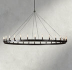 Camino Round Outdoor Chandelier 26", 38", 50", 63", 73"-chandelier-Manorlights