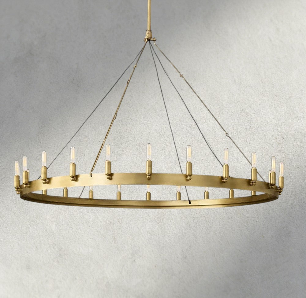 Camino Round Outdoor Chandelier 26", 38", 50", 63", 73"-chandelier-Manorlights