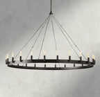 Camino Round Outdoor Chandelier 26", 38", 50", 63", 73"-chandelier-Manorlights