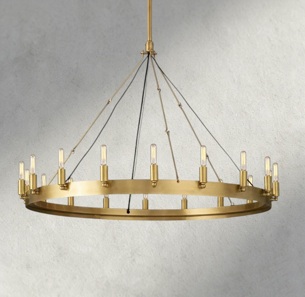 Camino Round Outdoor Chandelier 26", 38", 50", 63", 73"-chandelier-Manorlights