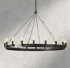 Camino Round Outdoor Chandelier 26", 38", 50", 63", 73"-chandelier-Manorlights