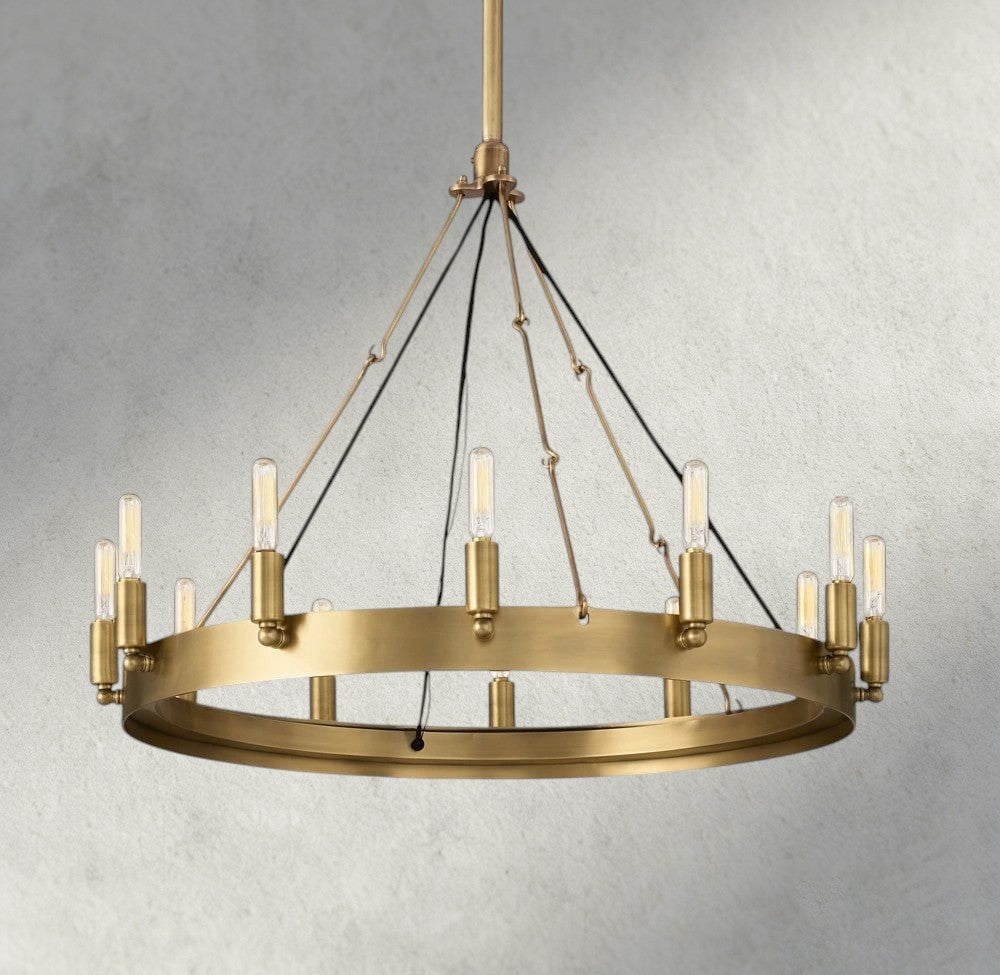 Camino Round Outdoor Chandelier 26", 38", 50", 63", 73"-chandelier-Manorlights