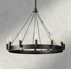 Camino Round Outdoor Chandelier 26", 38", 50", 63", 73"-chandelier-Manorlights