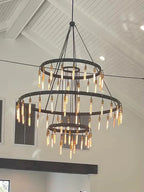 Retro-Inspired Metal Pendant Light Chandelier for Living Room/Bedroom/Staircase/Villa-Manorlights