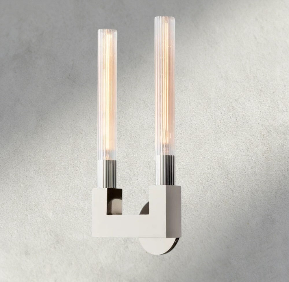 Cannele Double Sconce-wall sconce-Manorlights