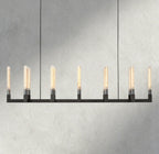 Cannele Linear Chandelier 55", 67"-chandelier-Manorlights