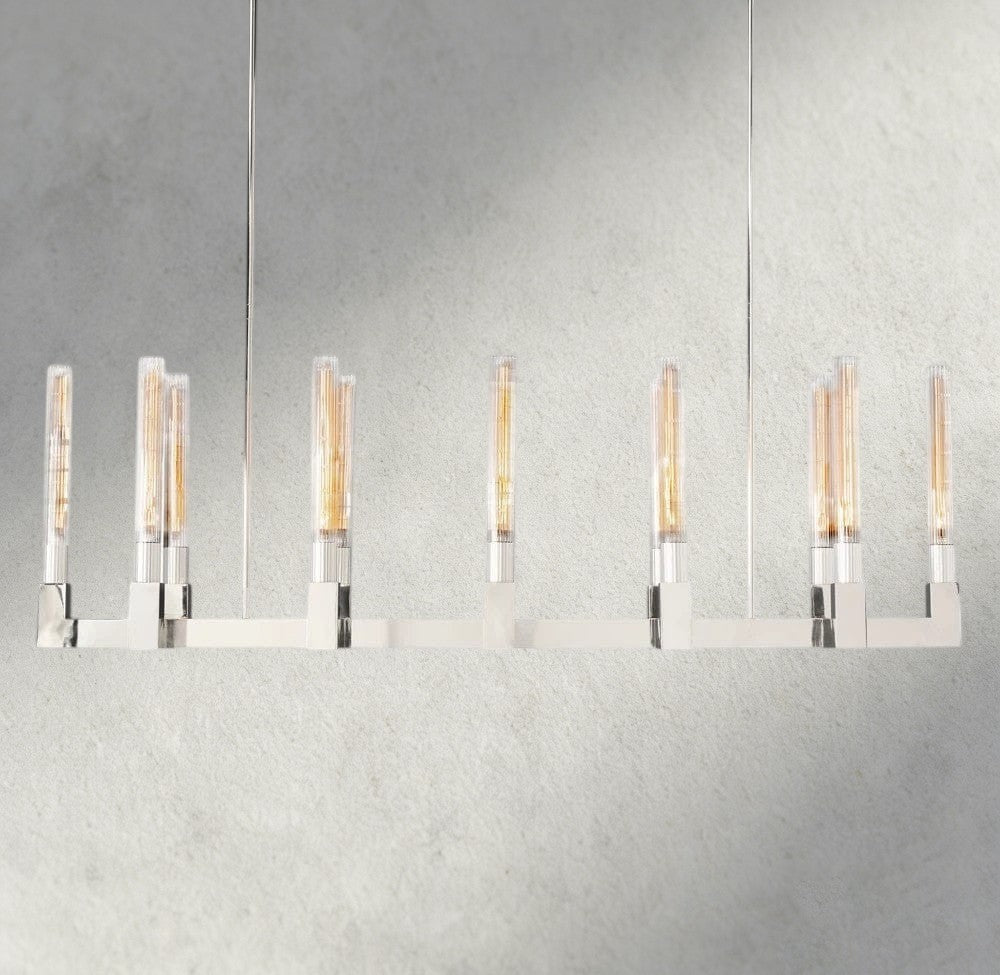 Cannele Linear Chandelier 55", 67"-chandelier-Manorlights