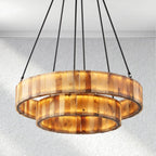 Carey Eterna Alabaster Round Chandelier - 29"Manorlights