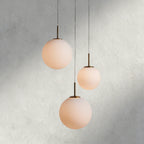 20" / MATTE OPAL Casen Round Chandelier 20", 28", 34", 43"