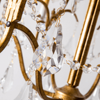 Caspian Vintage Candle Art Brass Chandelier For Living Room-chandeliers for dining room,chandeliers for stairways,chandeliers for foyer,chandeliers for bedrooms,chandeliers for kitchen,chandeliers for living room-Manorlights-Manorlights
