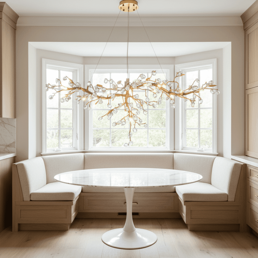 Cherry Blossom Branch Tree Chandelier-Manorlights