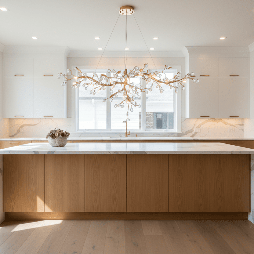 Cherry Blossom Branch Tree Chandelier-Manorlights