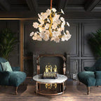 Cherry Dining Room Branch Chandelier-Manorlights