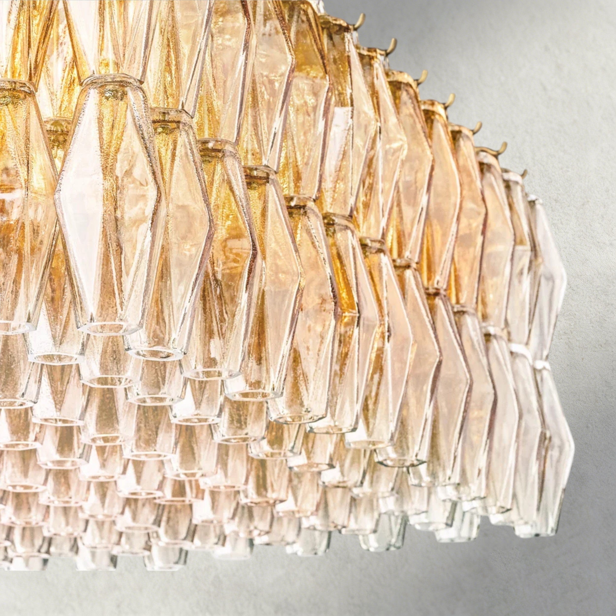 CHIARA CLEAR/ SMOKE GLASS RECTANGULAR CHANDELIER 54", 74"-chandelier-Manorlights