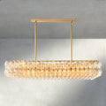 CHIARA CLEAR/ SMOKE GLASS RECTANGULAR CHANDELIER 54", 74"-chandelier-Manorlights