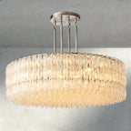 CHIARA CLEAR/ SMOKE GLASS ROUND CHANDELIER 37", 47", 62"-chandelier-Manorlights