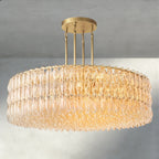 CHIARA CLEAR/ SMOKE GLASS ROUND CHANDELIER 37", 47", 62"-chandelier-Manorlights