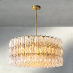 CHIARA CLEAR/ SMOKE GLASS ROUND CHANDELIER 37", 47", 62"-chandelier-Manorlights