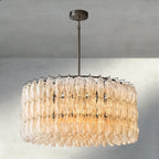 CHIARA CLEAR/ SMOKE GLASS ROUND CHANDELIER 37", 47", 62"-chandelier-Manorlights