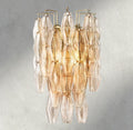 CHIARA CLEAR/ SMOKE GLASS SCONCE 19"-wall sconce-Manorlights