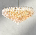 CHIARA CLEAR/ SMOKE GLASS TIERED ROUND CHANDELIER 37", 47", 62"-chandelier-Manorlights