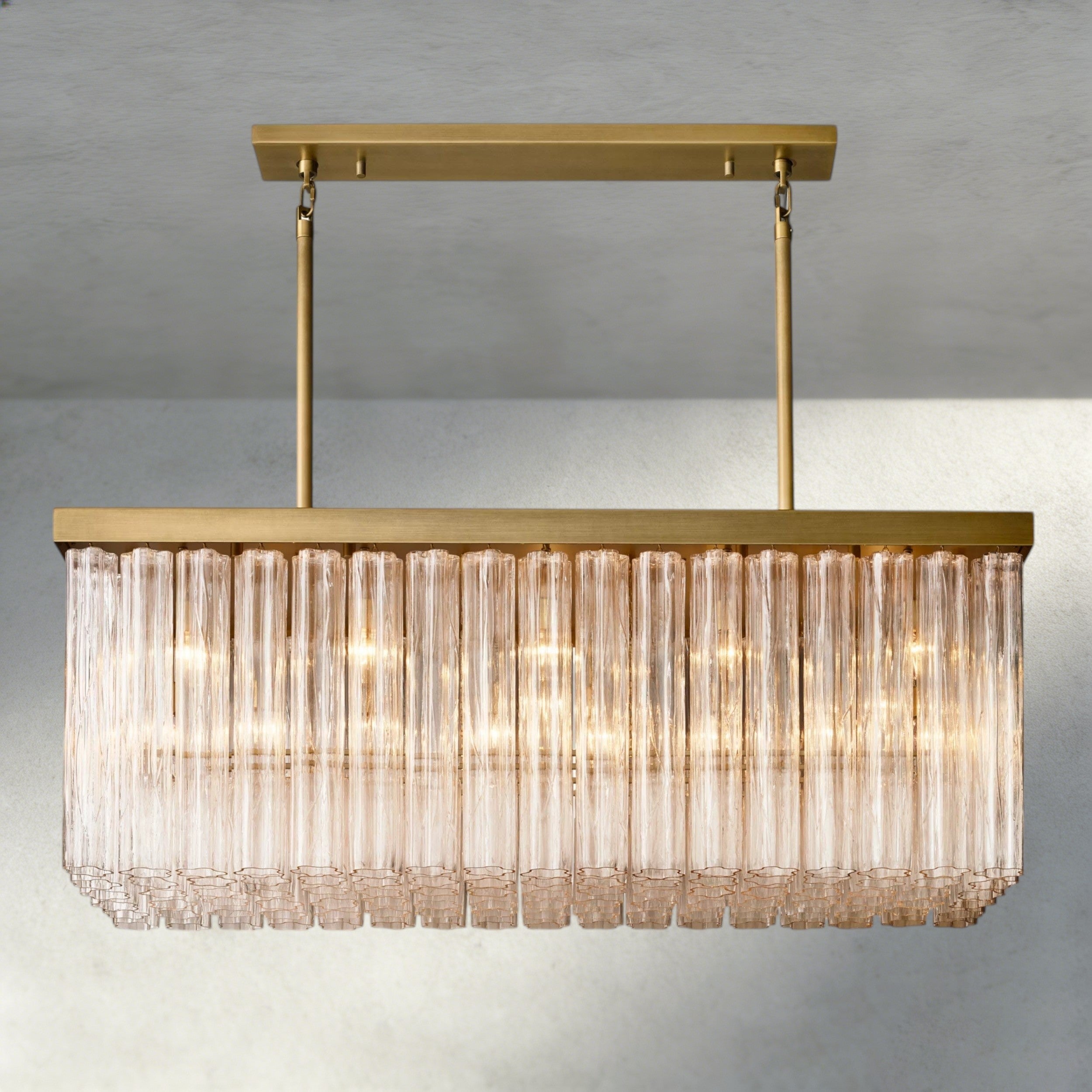 Cielo Rectangular Chandelier 54", 73"-chandelier-Manorlights