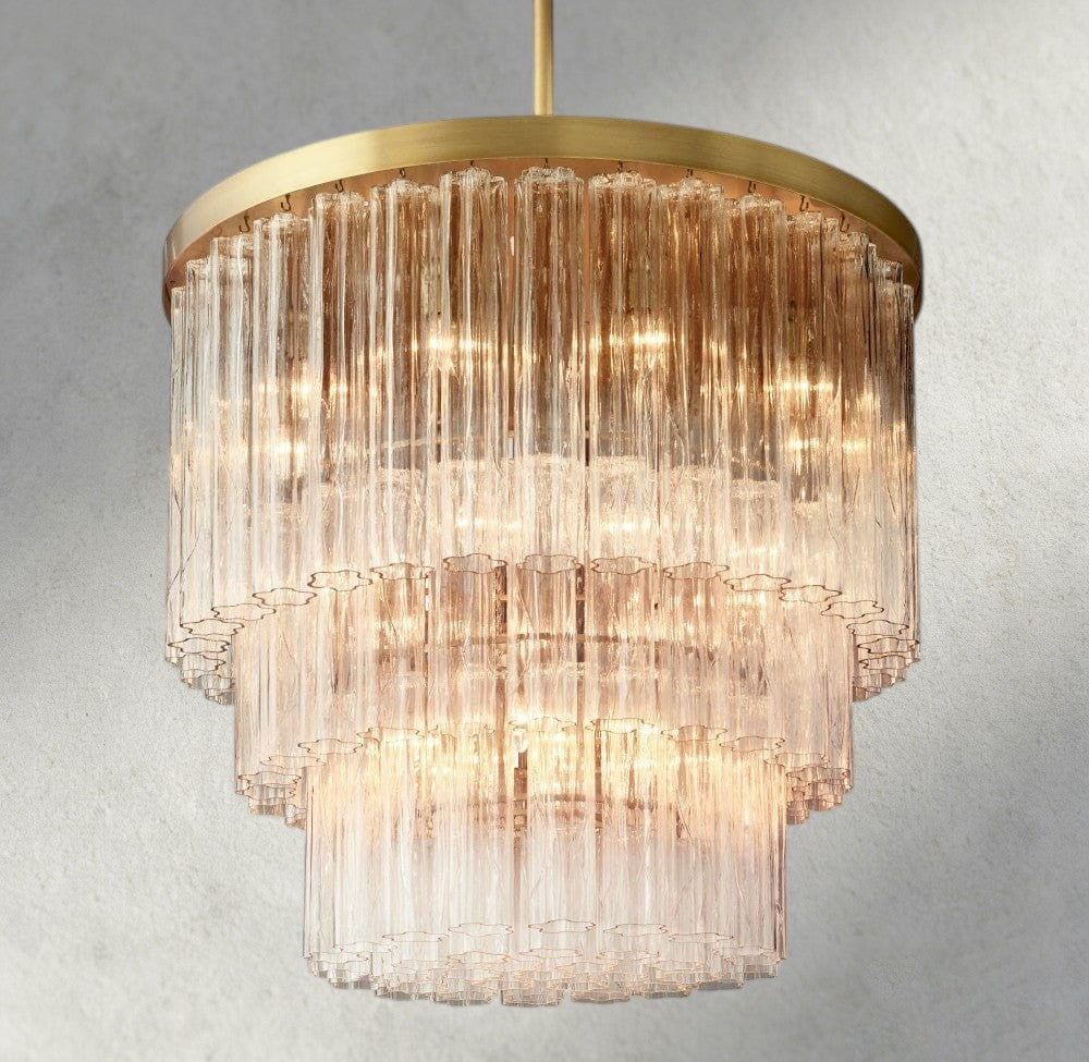 Cielo Three-Tier Round Chandelier 36", 48"-chandelier-Manorlights