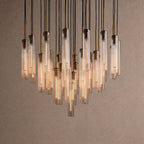 Colleena Fluted Glass Round Chandelier - 48"Manorlights