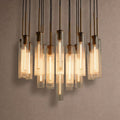 Colleena Fluted Glass Round Chandelier - 36"Manorlights