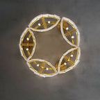 Contemporary Alabaster Flush Mount Ceiling Lamp-Chandeliers-Manorlights