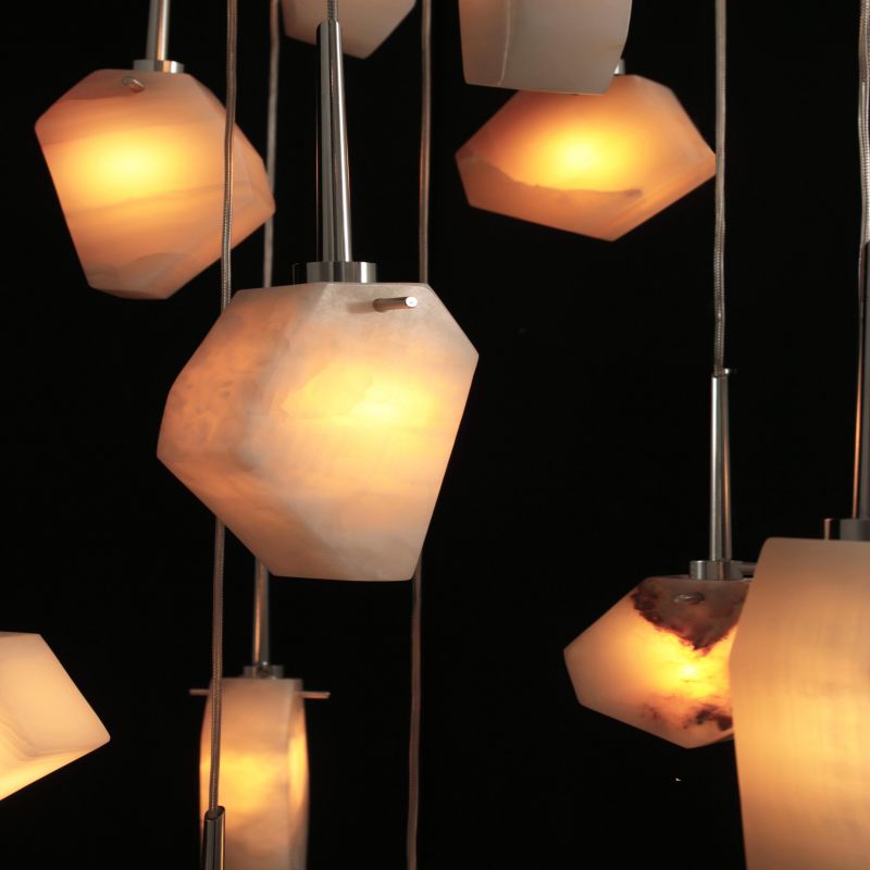 Contemporary Alabaster Pendant Light - Manorlights