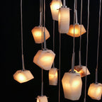 Contemporary Alabaster Pendant Light - Manorlights