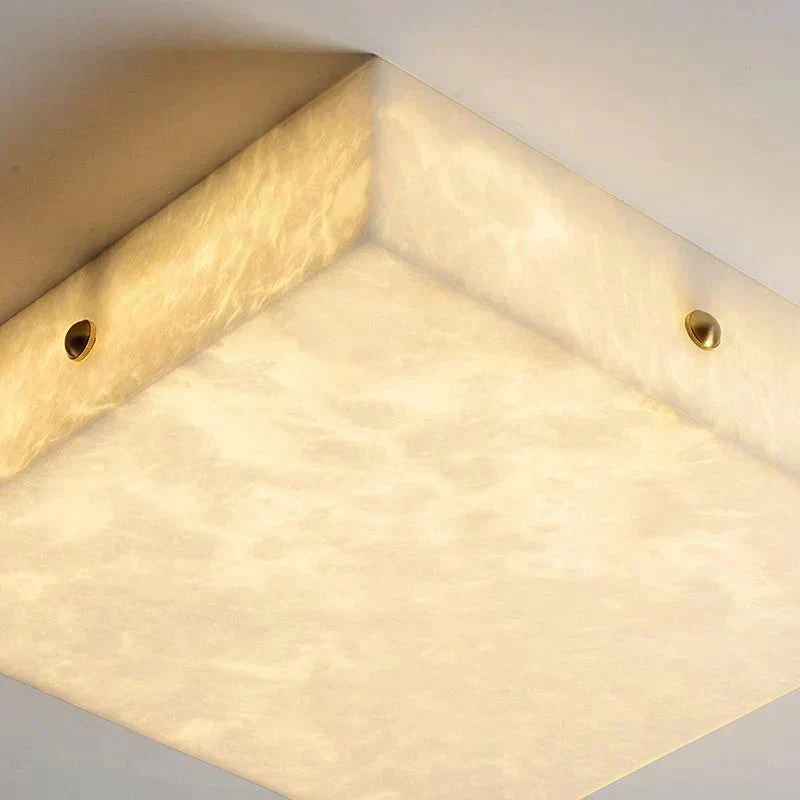 Coral Modern Alabaster Flushmount, Designer Ceiling Light Fixtures-Chandelier-Manorlights