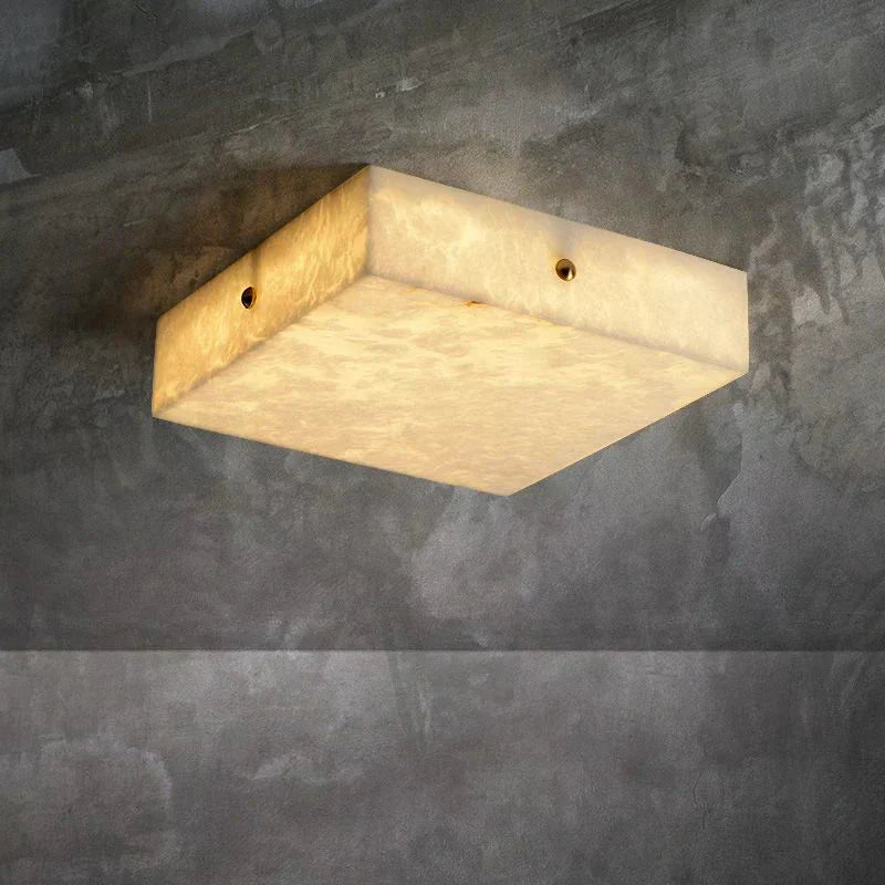 Coral Modern Alabaster Flushmount, Designer Ceiling Light Fixtures-Chandelier-Manorlights