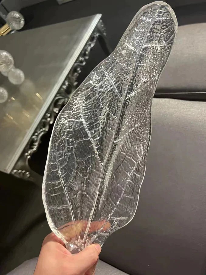 Creative Bionic Resin Leaves Chandelier for Living Room/Dining Room/Staircase - Wall Lamp/W27.5"*H59.1"Warm Light -  Manorlights