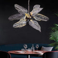 Creative Bionic Resin Leaves Chandelier for Living Room/Dining Room/Staircase - Round/D31.5"*H23.6"Warm Light -  Manorlights